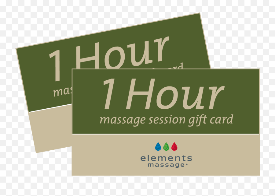Massage Gift Certificate - Horizontal Png,Elements Massage Logo