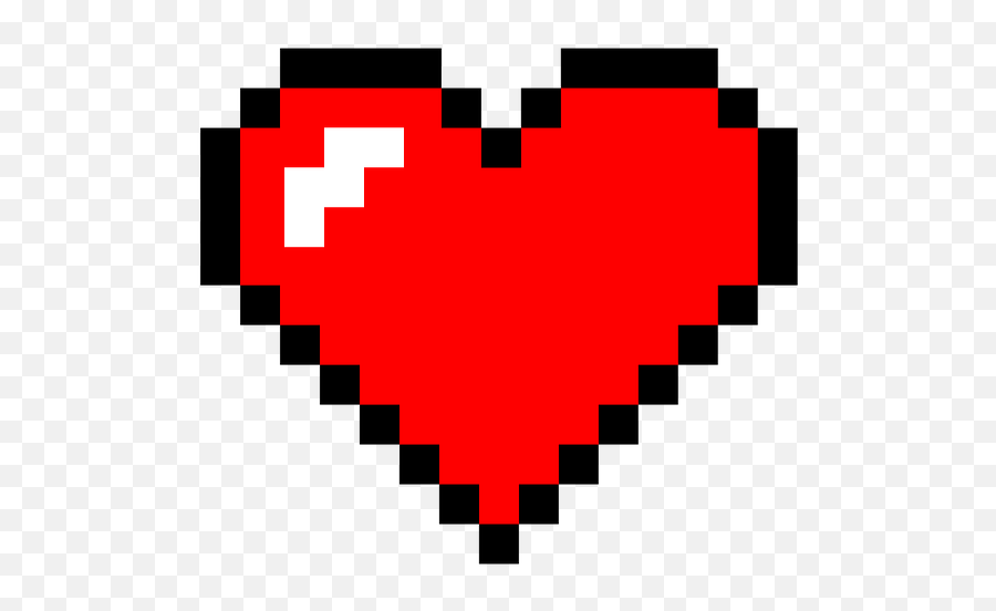 Pixel Heart - Heart 8 Bit Png,Pixelated Png