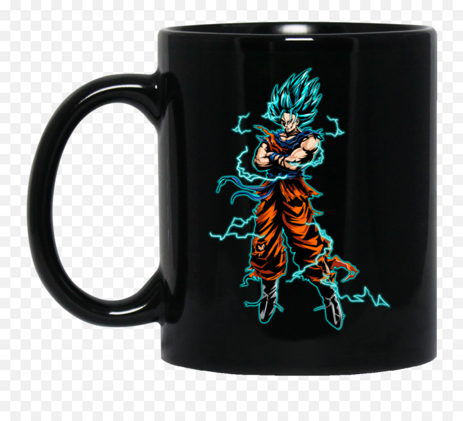 Download Goku Mug Super Saiyan Blue Coffee Tea - Mug Magic Mug Png,Super Saiyan Blue Aura Png