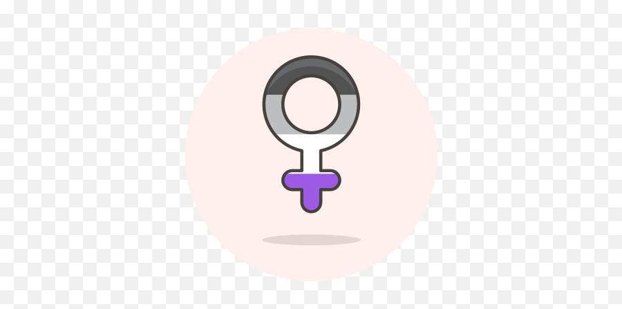 Asexual Female Sign Free Icon Of Lgbt - Dot Png,Female Sign Png