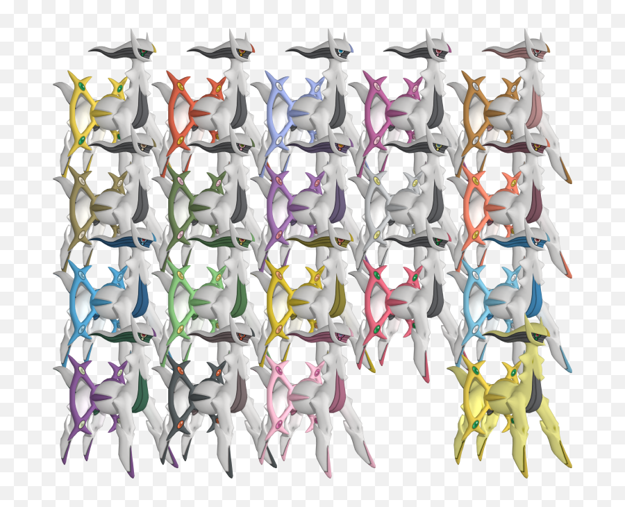 Arceus Free 3d Model - Vertical Png,Arceus Png