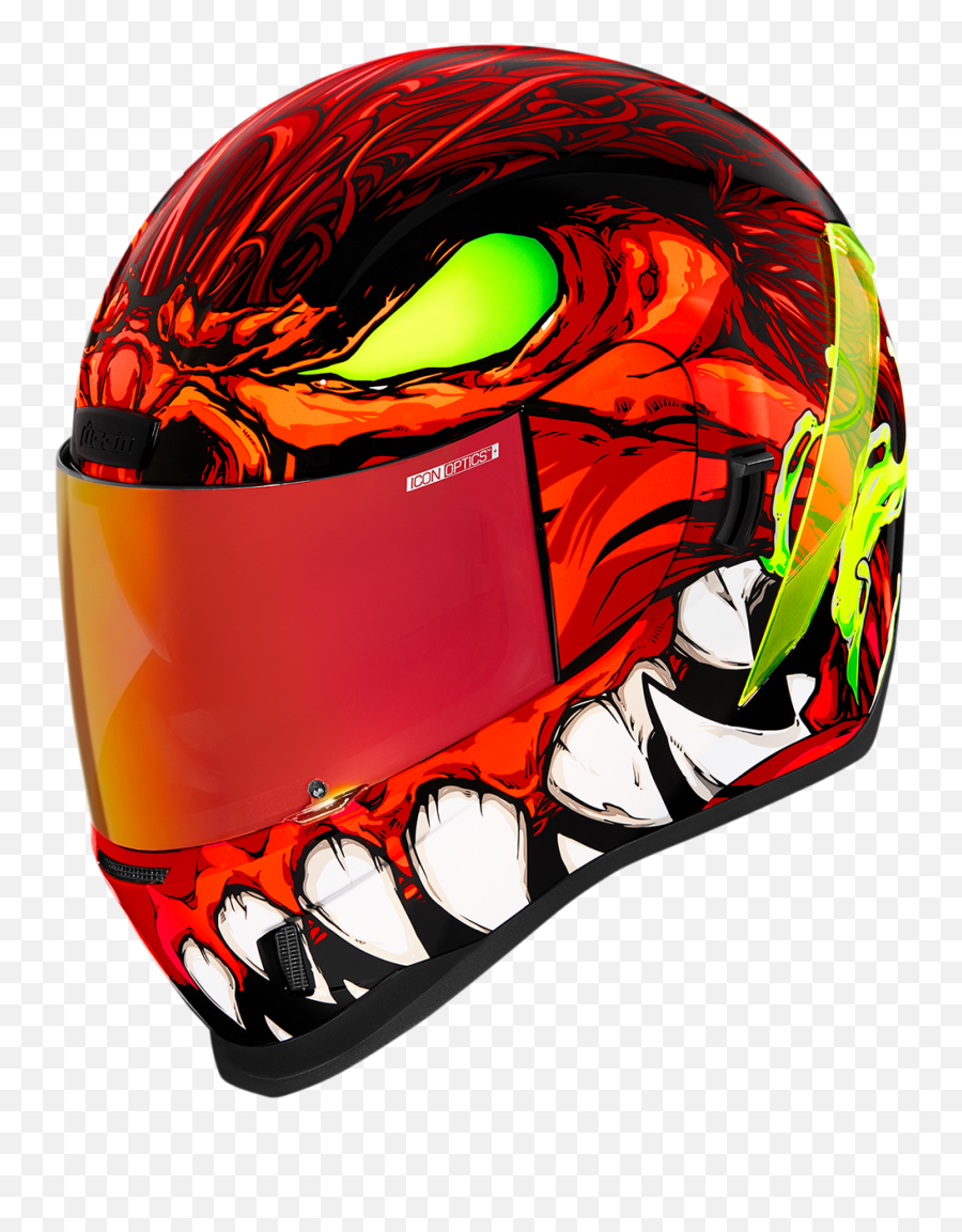 Icon Airfom Maniku0027r Red Unisex Fullface Motorcycle Riding Street Racing Helmet Jtu0027s Cycles - Icon Airform Manikr Png,Racing Icon