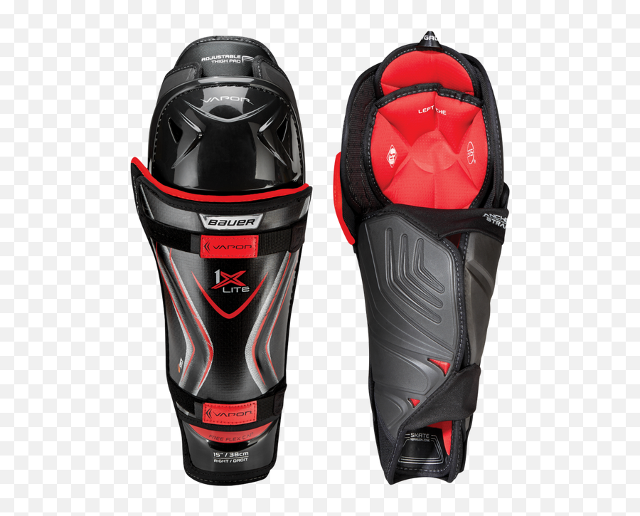 Vapor 1x Lite Shin Guard - Bauer Vapor 1x Lite Knee Pads Png,Icon Knee Shin Guards