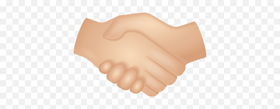 Handshake Light Skin Tone Icon - Fist Png,People Shaking Hands Icon