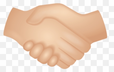 Handshake Light Skin Tone Icon - Fist png
