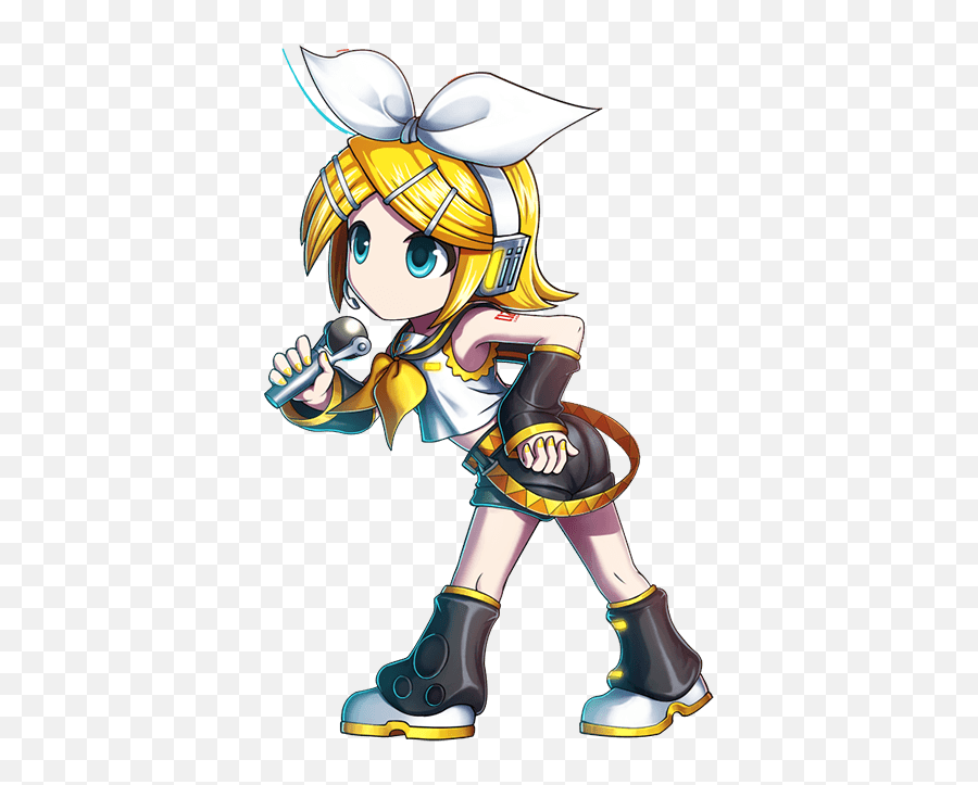 Vocals Kagamine Ringallery - Hatsune Miku Clipart Full Rin Kagamine Transparent Png,Vocaloid Icon
