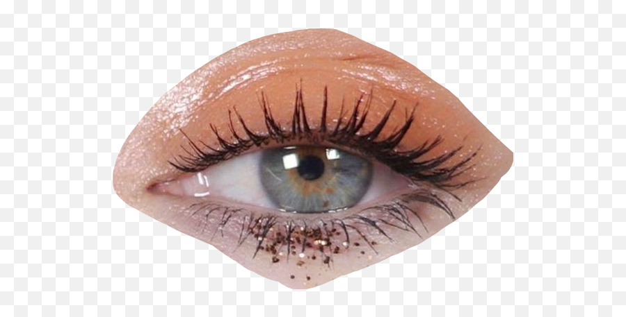 Eye Makeup Aesthetic Moodboard Sticker P 374725 - Png Maquillaje De Ojos Gloss,Makeup Transparent Background
