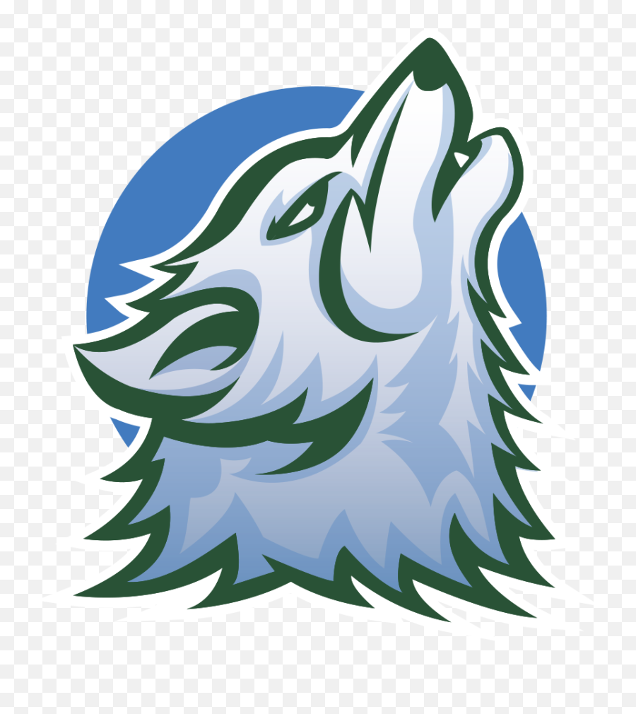 Virginia Highlands Community College Wolf Logo - Hillhouse Automotive Decal Png,Small Wolf Icon