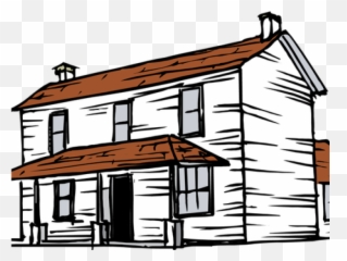 Shack Clipart Old Building - House Buildings Clipart Png Abandoned House Clipart,Shack Png