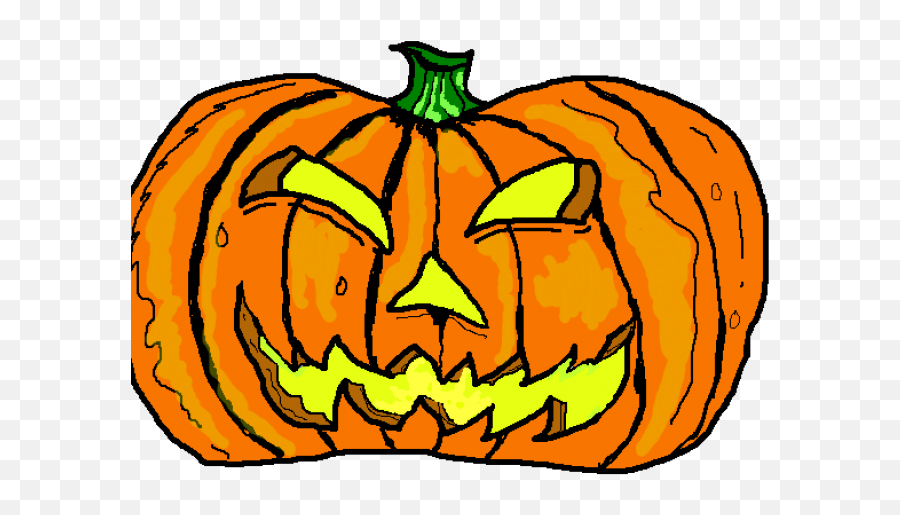 Clipart Jack O Lantern - Halloween Calabaza Habbo Png,Scary Pumpkin Png