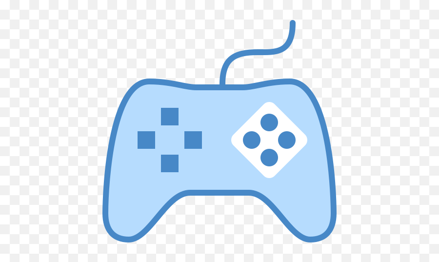 Game Controller Icon In Blue Ui Style - Blue Game Controller Transparent Background Png,Game Controler Icon