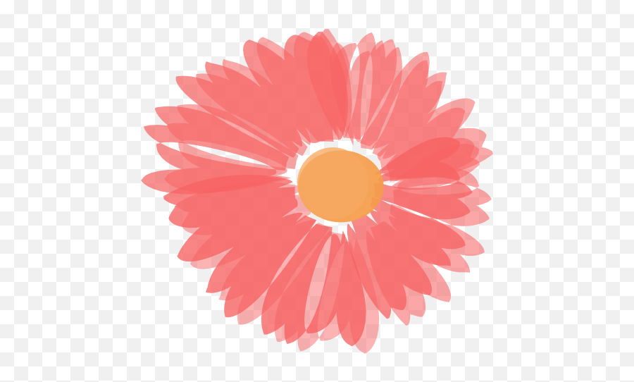 Library Of Coral Flower Banner Freeuse - Orange Flower Vector Png,Coral Png