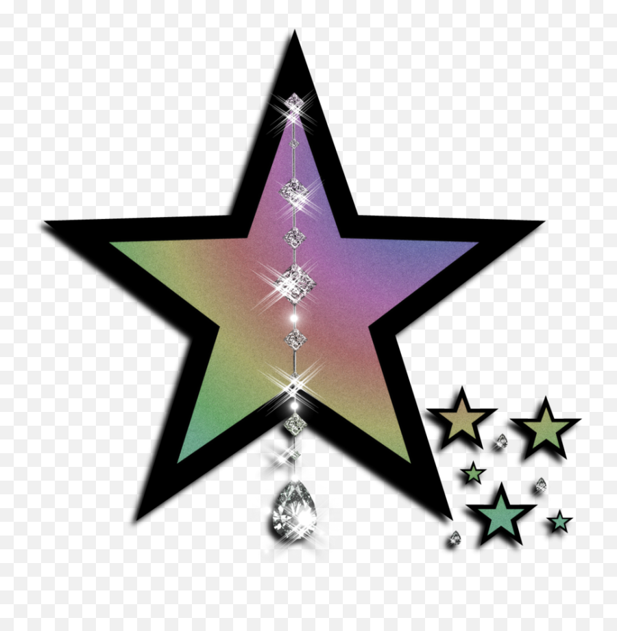 Download Hollywood Star Clipart - Silver Glitter Star Gif Png,Hollywood Star Png