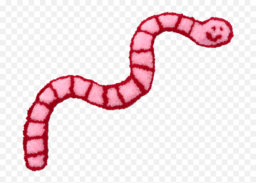 Worm Rug Sticker - Dot Png,Worms Icon