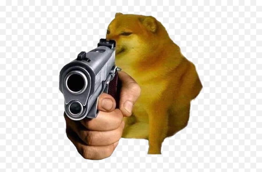 Doge Pointing Gun Meme - CALCRO
