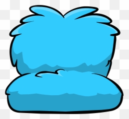 Fuzzy Blue Couch Icon Id 832 - Sofa Club Penguin png