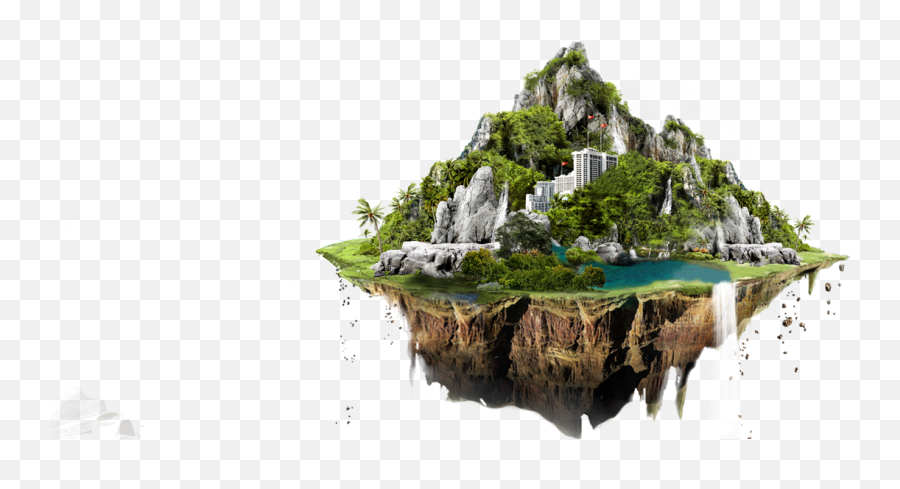 Island Floating Download Hd Png Clipart - Transparent Floating Island Png,Floating Island Png