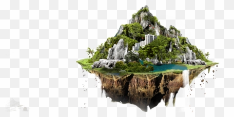 Island Floating Download Hd Png Clipart - Transparent Floating Island Png,Floating Island Png