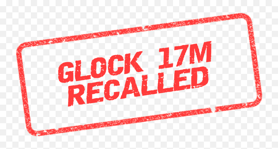 Glock 17m Recalled By Police Department - Diamondback Png,Glock Transparent Background
