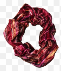 Vintage Velvet Scrunchie - Scarf Png,Scrunchie Png