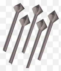 Unfinished Broad Bolts - Osrs Wiki Clip Art Png,Bolt Head Png