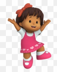 Little People Mia Transparent Png - Cartoon Characters