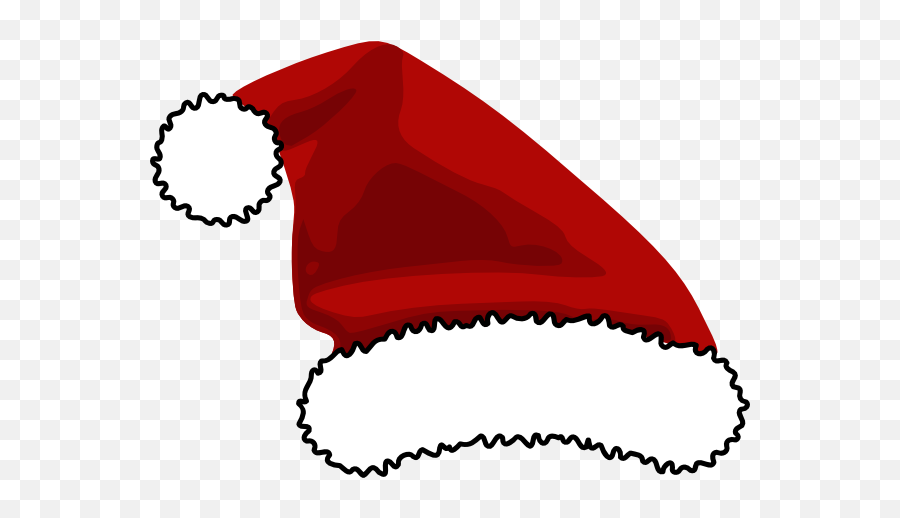 Santa Hat Template Coloring Pages - Christmas Hat Cut Out Png,Santa Hat Clipart Transparent