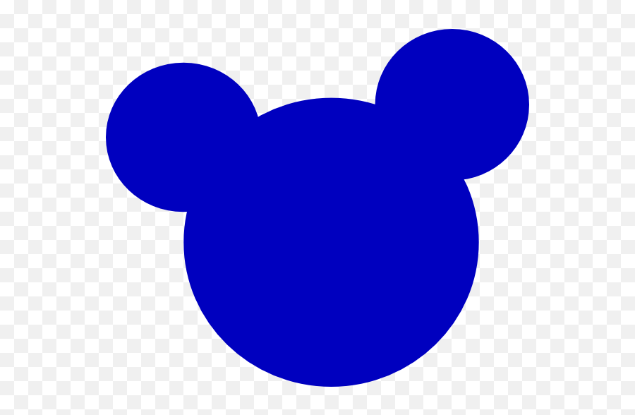 Mickey Mouse Minnie Clip Art - Mickey Mouse Head Png Mickey Mouse Face Blue,Mickey Head Transparent Background