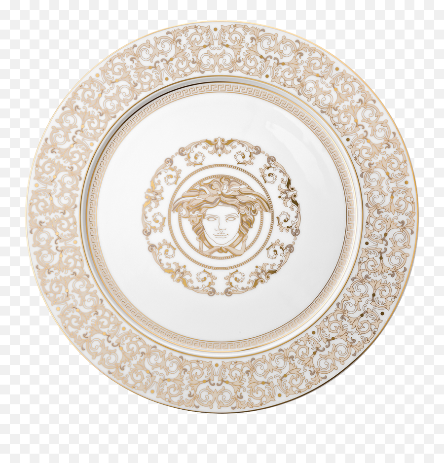 Versace Medusa Gala Service Plate 33cm - Home Collection Us Online Store Circle Png,Versace Png