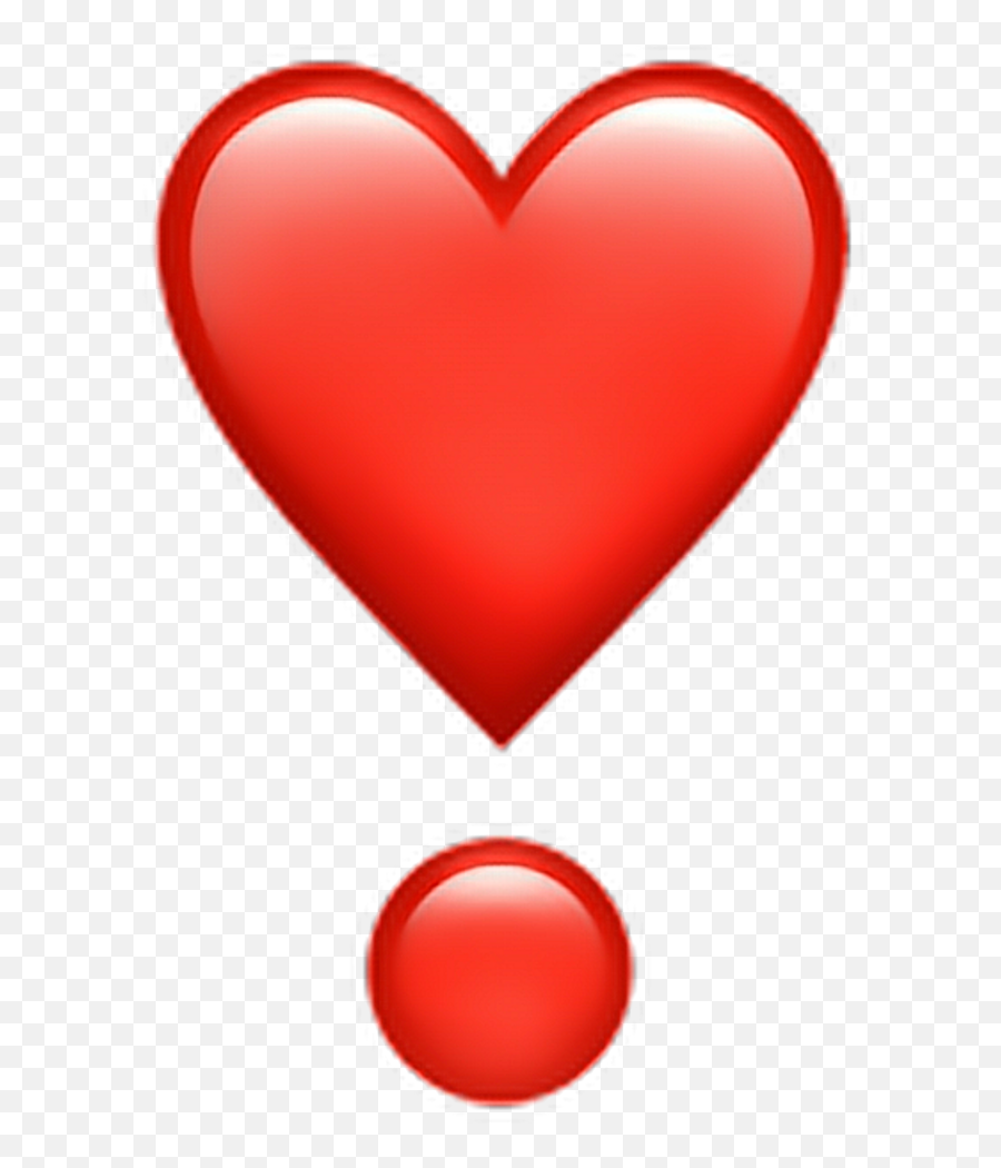 Exclamation Heart Symbol Mark Meaning - Love Emoji In Whatsapp Png,Emoji Hearts Transparent