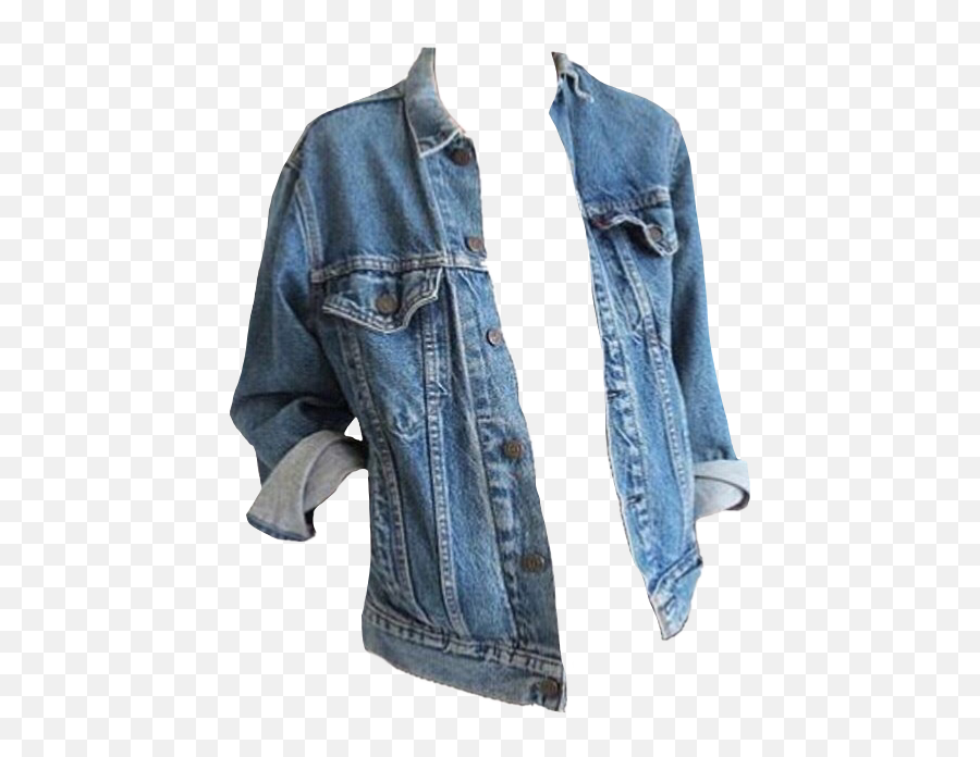 Denim Jacket Png - Denim Jacket Denimjacket Blue Aesthetic Jean Jacket Png,Roblox Jacket Png
