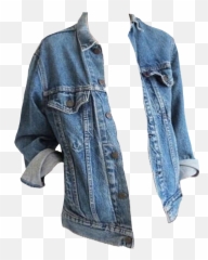 Denim Jacket Png - Denim Jacket Denimjacket Blue Aesthetic Jean Jacket Png,Roblox Jacket Png