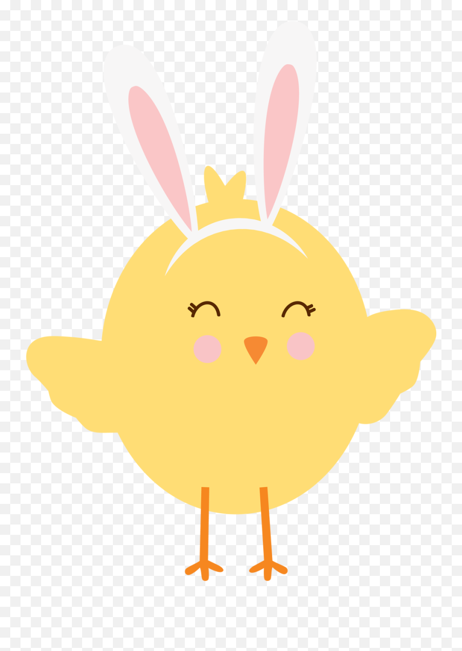 Download Chick With Bunny Ears Svg Cut File - Cartoon Hd Chicks With Bunny Ears Clipart Png,Bunny Ears Png