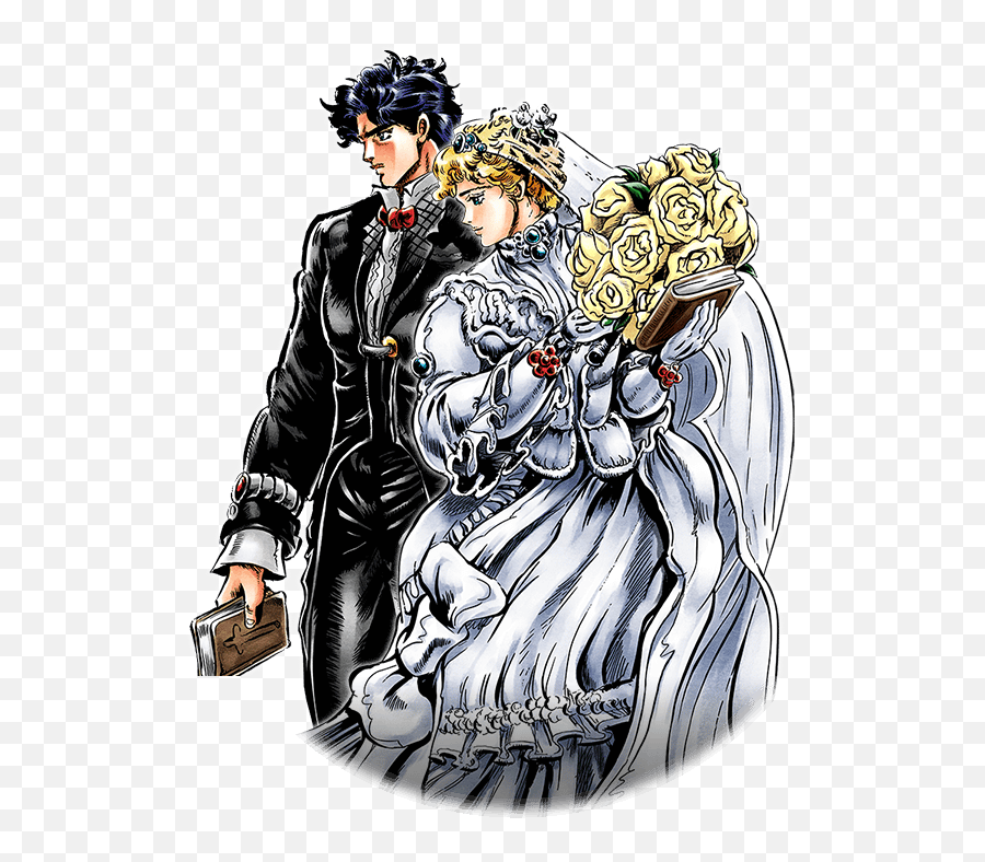 Ssr Jonathan And Erina Wedding - Jojoss Wiki Jonathan And Erina Png,Wedding Png