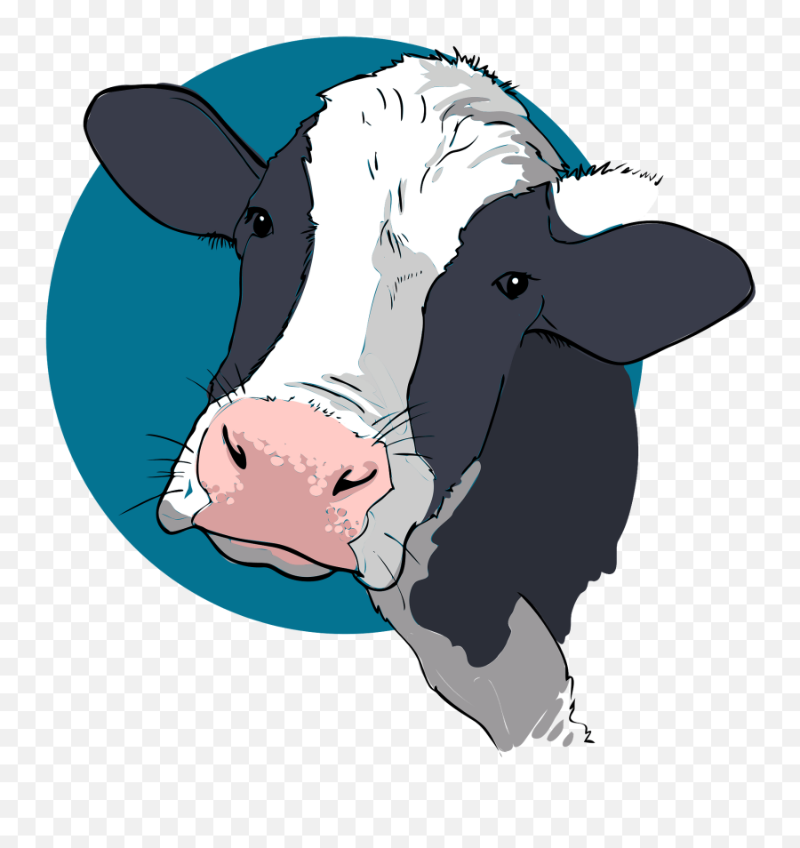 Cow Head Clipart - Cow Head Clipart Png,Cow Head Png