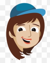 Cartoon Woman Face - Girl Png