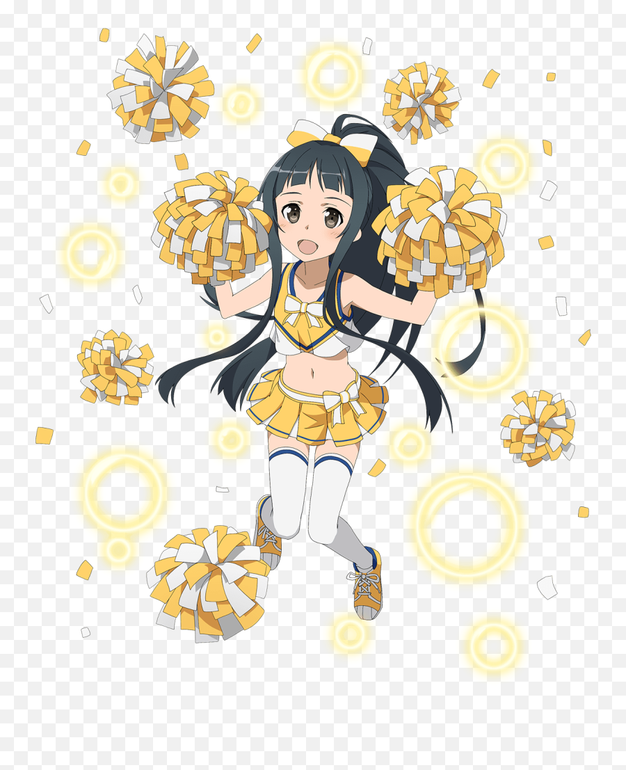 Asuna Clipart Cheerleader - Sword Art Online Cheerleader Sword Art Online Yui Png,Asuna Transparent