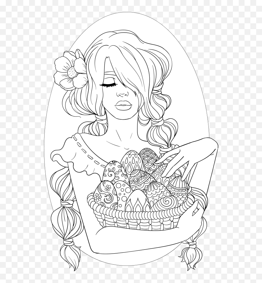 Library Afro Transparent Coloring Page - Coloring Page For Adult Png,Afro Transparent