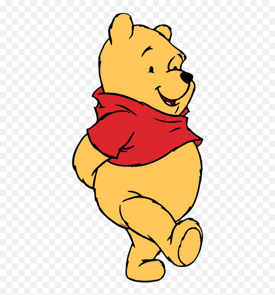 Winnie The Pooh Clip Art - Winnie The Pooh Walking Clipart Png,Winnie The Pooh Png