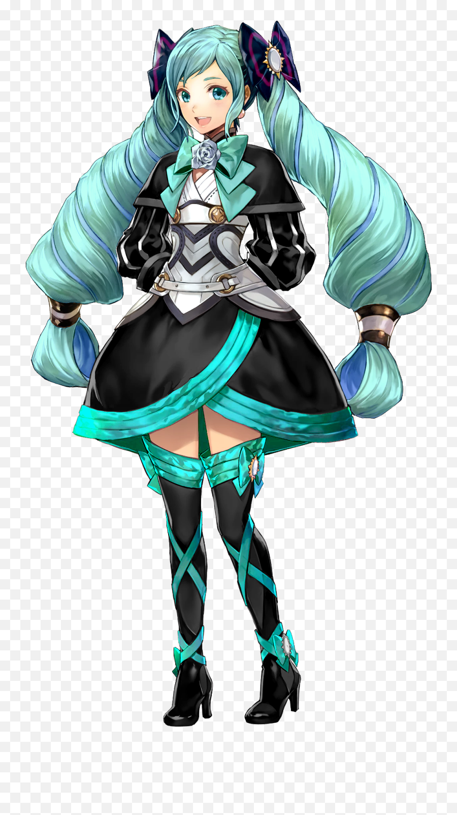 I Recolored Elise To Look Like Hatsune Miku Fireemblemheroes - Fire Emblem Heroes Elise Png,Hatsune Miku Transparent