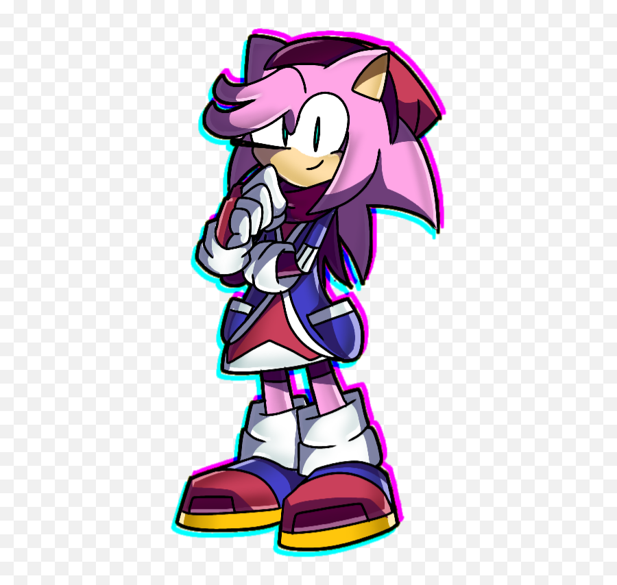 Amy Rose Redesign For My Fangame Sonicthehedgehog - Cartoon Png,Amy Rose Png