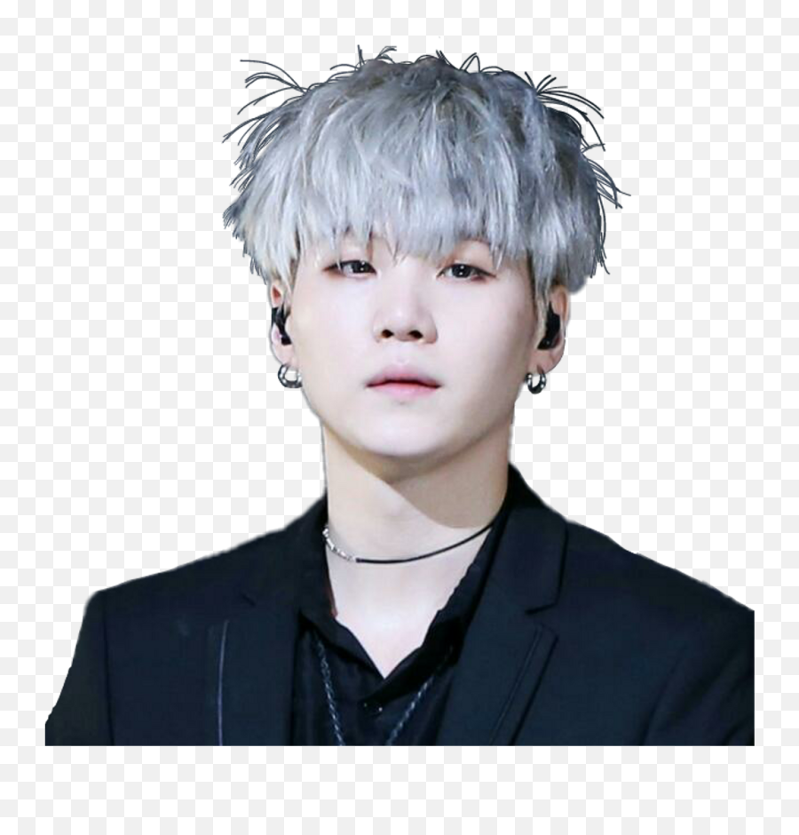 Download Hd Minyoongi Yoongi Suga Minsuga Agustd Whitehair - Yoongi Dom Png,Yoongi Png