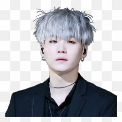 Download Hd Minyoongi Yoongi Suga Minsuga Agustd Whitehair - Yoongi Dom Png,Yoongi Png