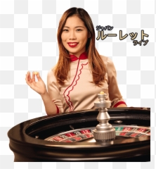 Live Casino Online Dealer Netbet - Girl Png,Roulette Png