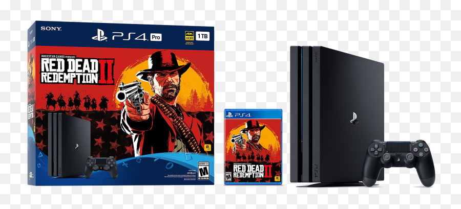 Red Dead Redemption 2 Pro Bundle - Ps4 Pro Red Dead Redemption Png,Red Dead Online Logo