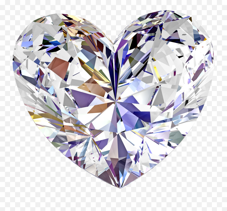 Brilliant Diamond Love Shaped Png Image Jewel Images - Three Diamonds In Heart Shape,Diamond Heart Png