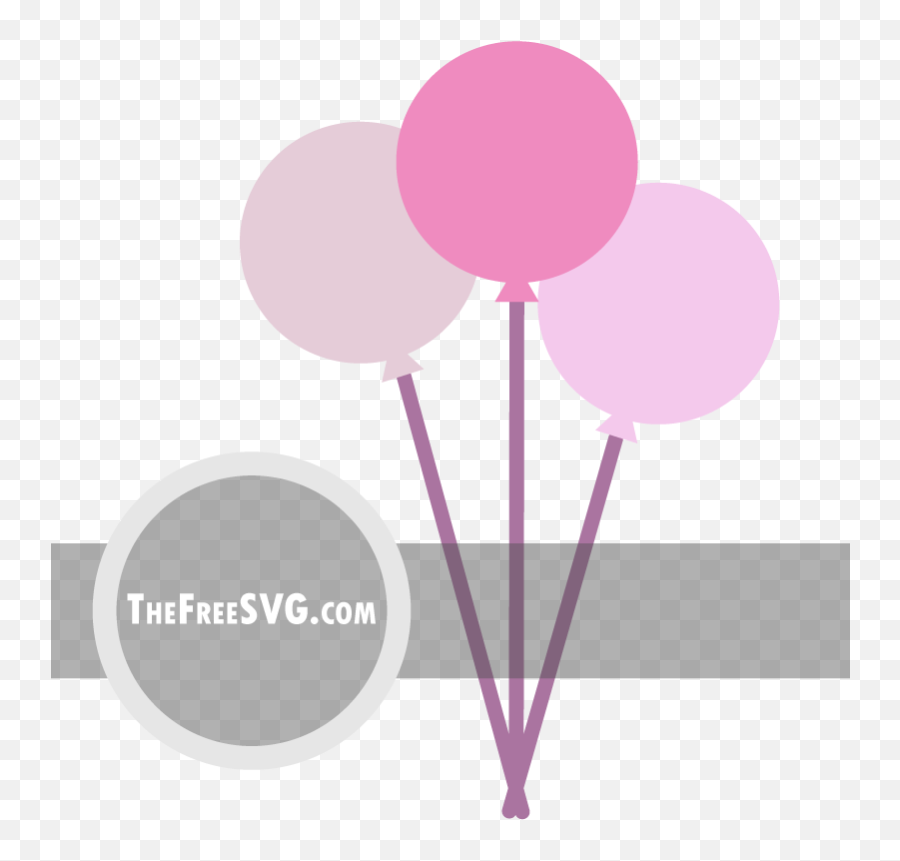 Thefreesvgcom - Balloon Png,Pink Balloons Png