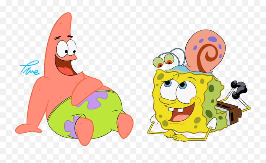 Randome Clipart Patrick - Spongebob And Patrick And Gary Spongebob And Gary Drawing Png,Patrick Png