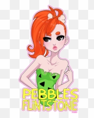 Pebbles Flintstone By Poliip - Grown Up Pebbles Flintstones Teenager Png,Flintstones Png
