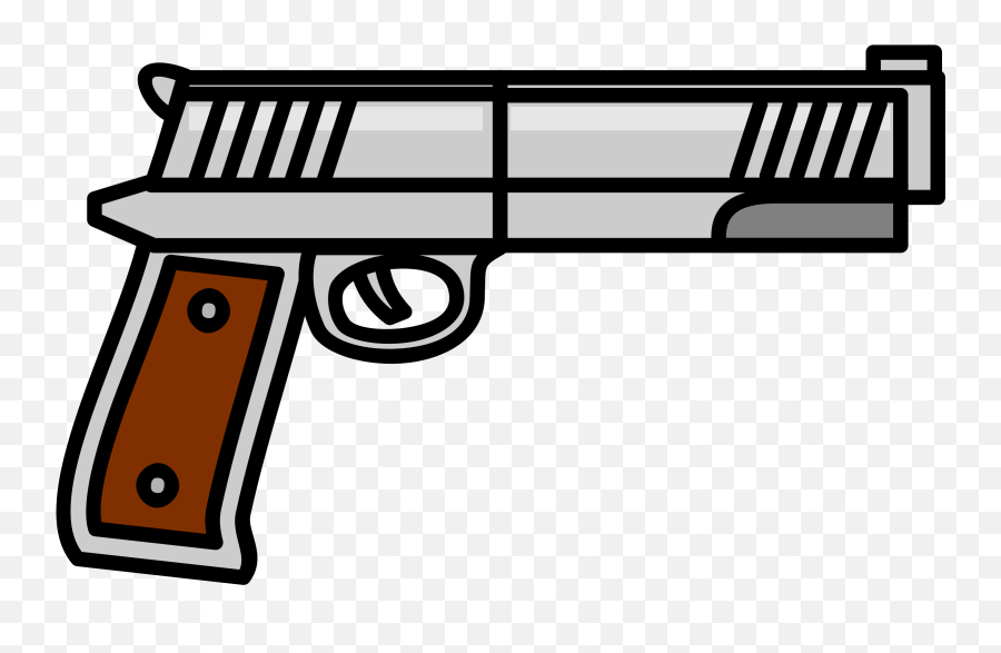 Weapon Firearm Pistol Revolver Clip Art - Hand Gun Png Clip Art Gun Png,Revolver Transparent Background